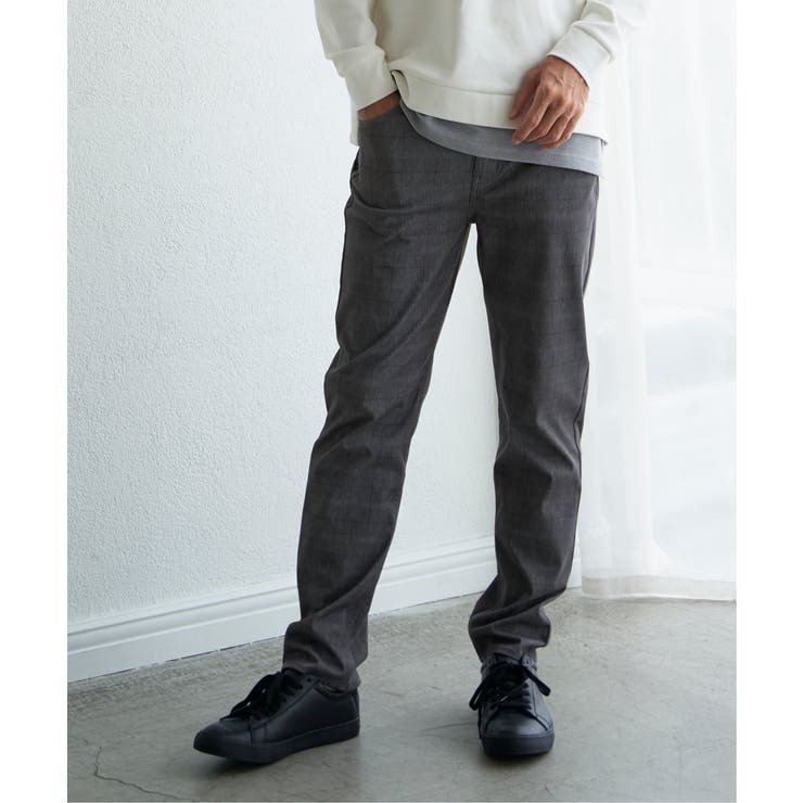 GOKU楽パンツ EASY STRETCH チェック5ポケット | ikka  | 詳細画像2 