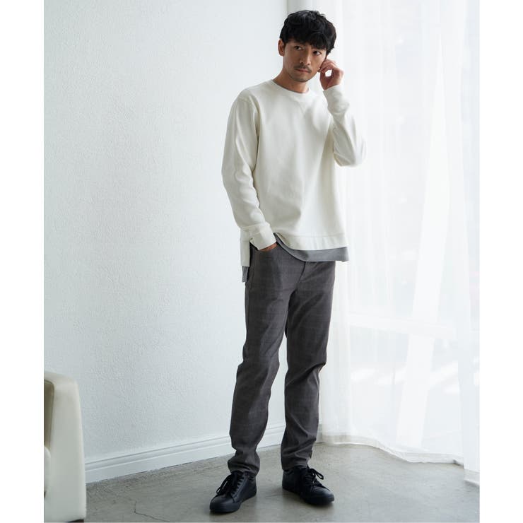 GOKU楽パンツ EASY STRETCH チェック5ポケット | ikka  | 詳細画像5 