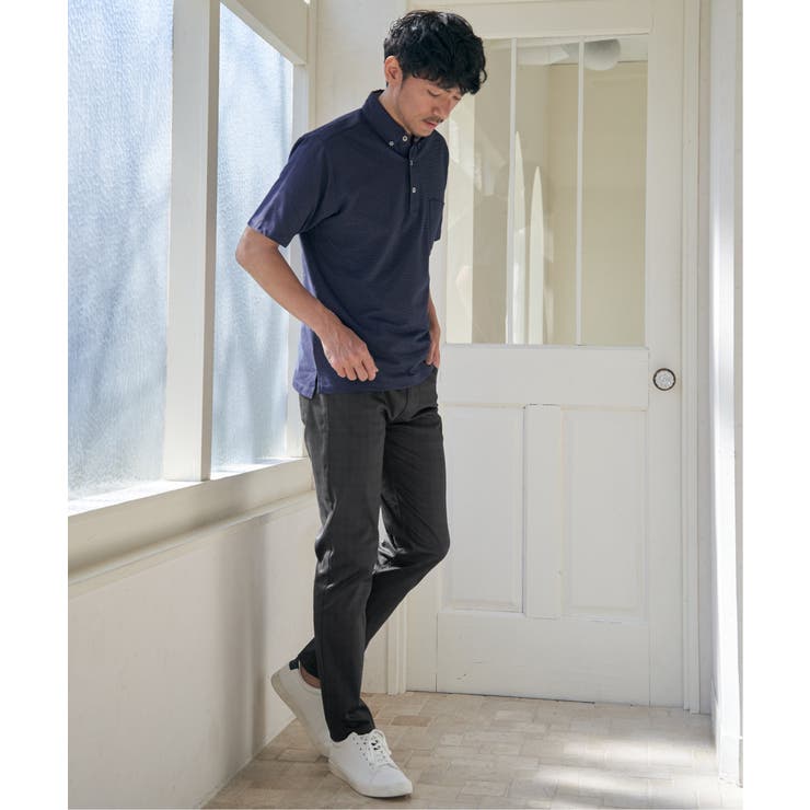 【接触冷感】接触冷感チェック5ポケットパンツ | ikka  | 詳細画像7 