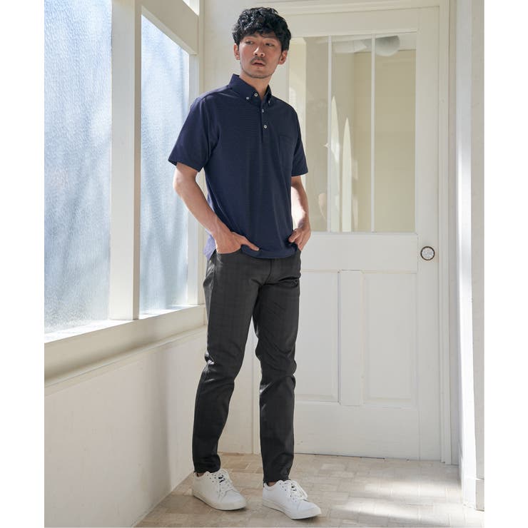 【接触冷感】接触冷感チェック5ポケットパンツ | ikka  | 詳細画像8 