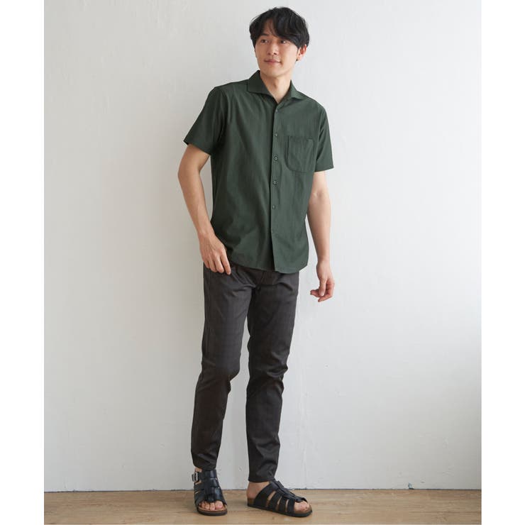 【接触冷感】接触冷感チェック5ポケットパンツ | ikka  | 詳細画像15 