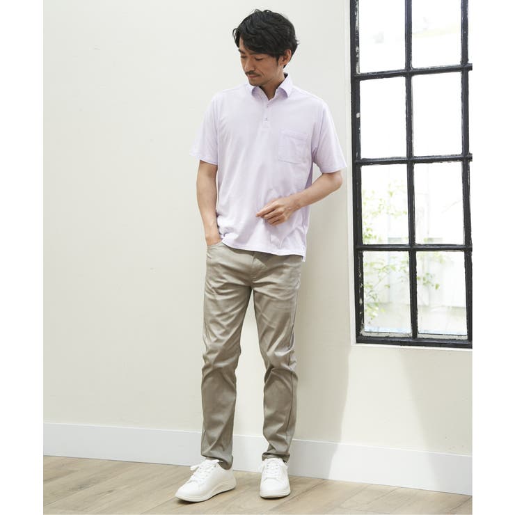 【接触冷感】接触冷感チェック5ポケットパンツ | ikka  | 詳細画像22 