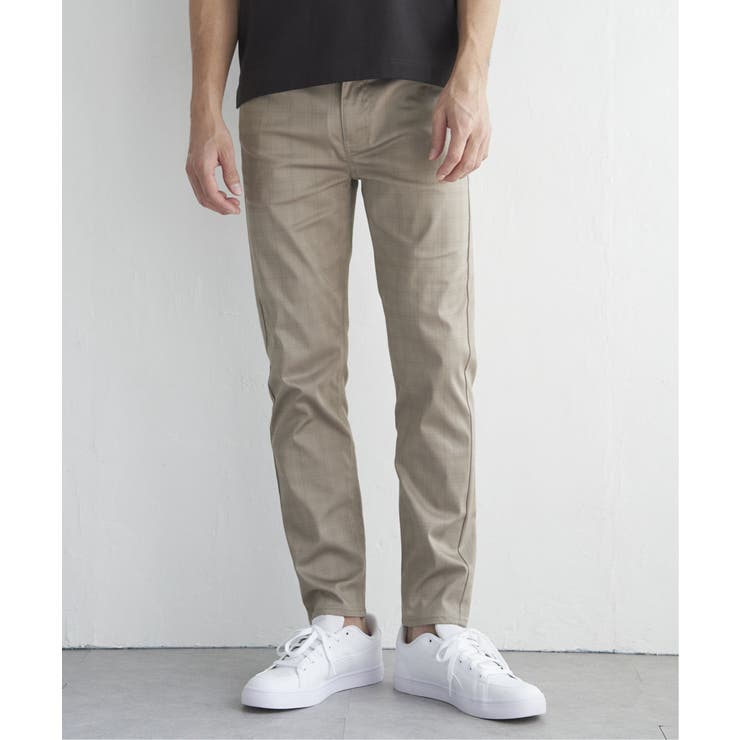 【接触冷感】接触冷感チェック5ポケットパンツ | ikka  | 詳細画像25 