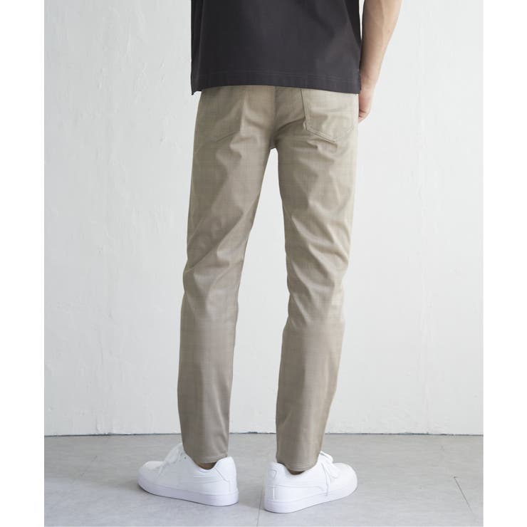 【接触冷感】接触冷感チェック5ポケットパンツ | ikka  | 詳細画像27 