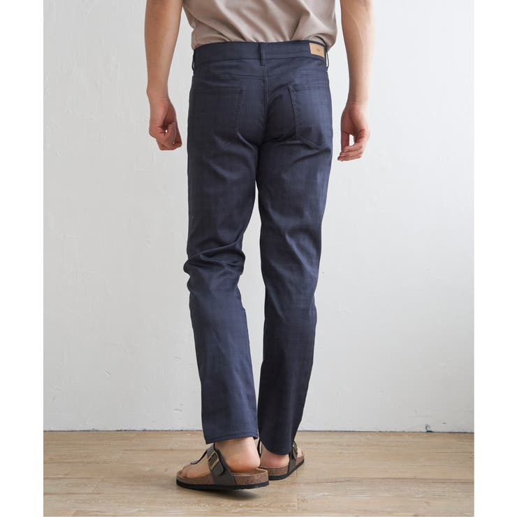 【接触冷感】接触冷感チェック5ポケットパンツ | ikka  | 詳細画像31 