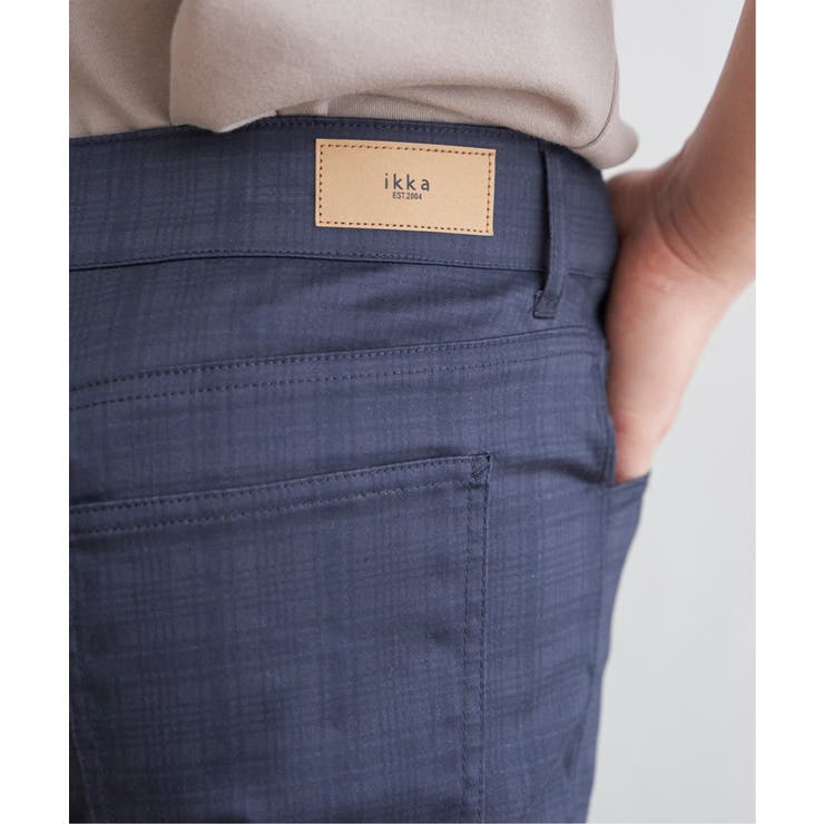 【接触冷感】接触冷感チェック5ポケットパンツ | ikka  | 詳細画像36 