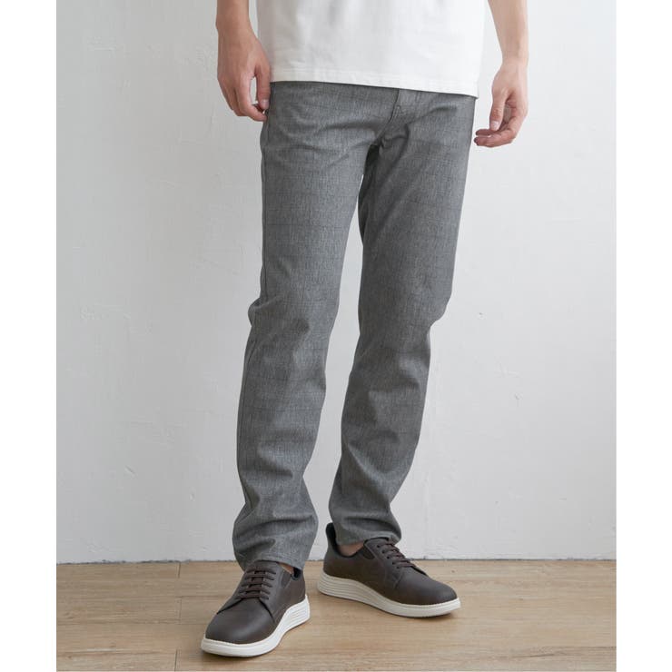 ikka｜GOKU楽パンツ EASY STRETCH チェック5ポケット | Rakuten