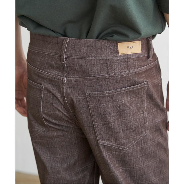 GOKU楽パンツ EASY STRETCH チェック5ポケット | ikka  | 詳細画像34 
