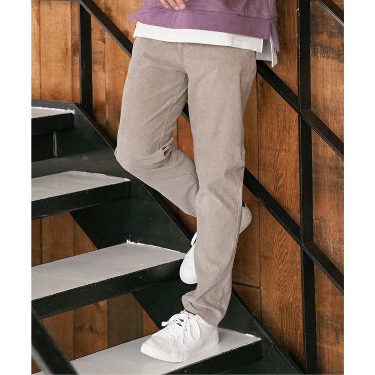 ベージュ | GOKU楽パンツ EASY STRETCH コーデュロイ5P | ikka 