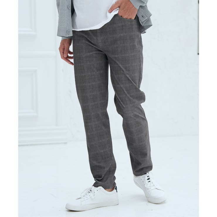 GOKU楽パンツ EASY STRETCH チェック5ポケット | ikka  | 詳細画像11 