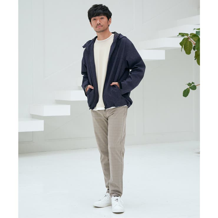 ikka｜GOKU楽パンツ EASY STRETCH チェック5ポケット | Rakuten