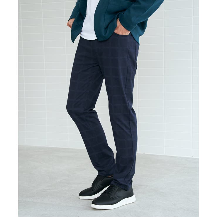 GOKU楽パンツ EASY STRETCH チェック5ポケット | ikka  | 詳細画像3 