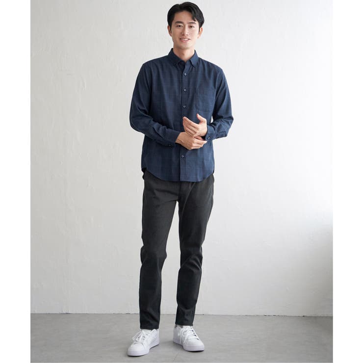 GOKU楽パンツ EASY STRETCH 起毛チェック5P | ikka  | 詳細画像12 