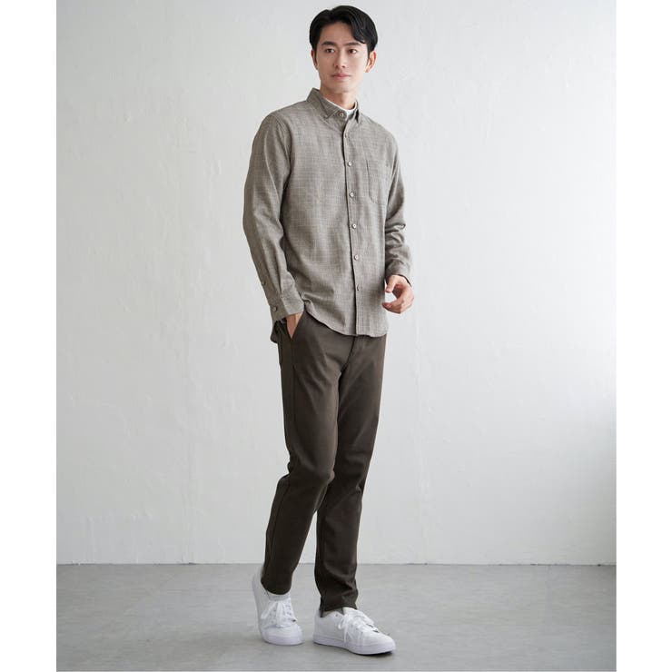 GOKU楽パンツ EASY STRETCH 起毛チェック5P | ikka  | 詳細画像22 