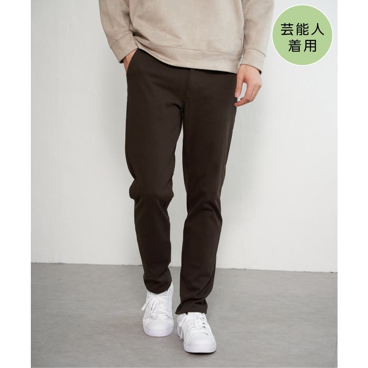 ブラウン | 【芸能人着用】GOKU楽パンツ EASY STRETCH 起毛5ポケット | ikka 