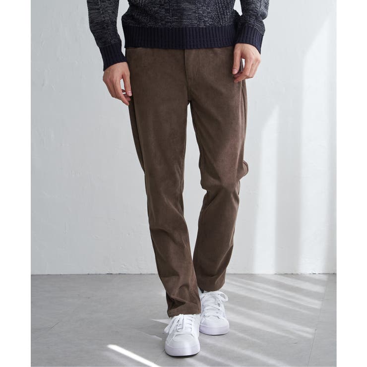 ブラウン | GOKU楽パンツ EASY STRETCHコール5P | ikka 