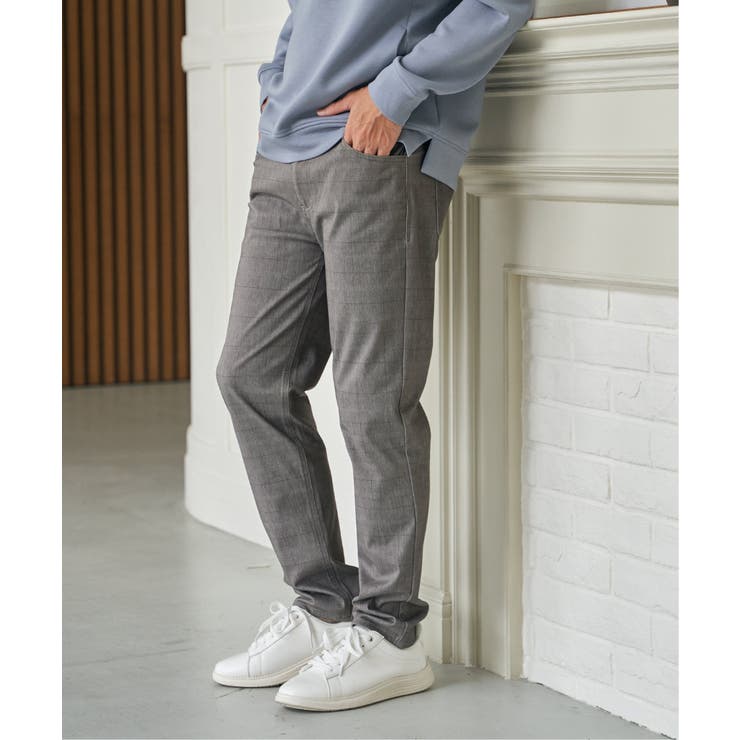 GOKU楽パンツ EASY STRETCHチェック5P | ikka  | 詳細画像2 