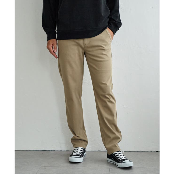 ベージュ | GOKU楽パンツ EASY STRETCH 起毛5P | ikka 
