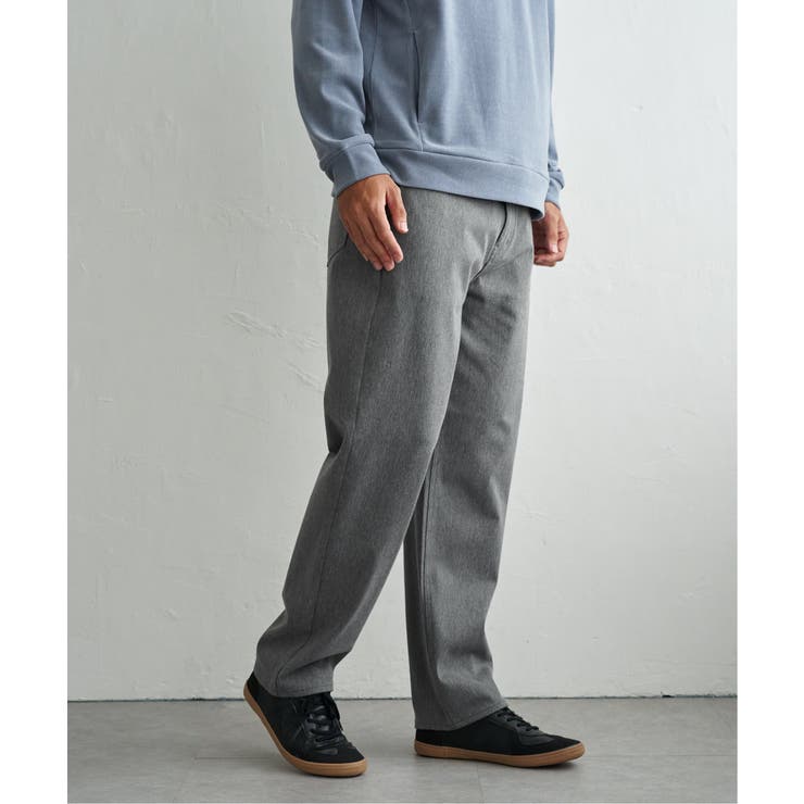 グレー | GOKU楽パンツ EASY STRETCH 起毛リラックス5Pパンツ | ikka 