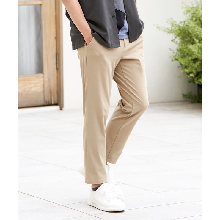 【接触冷感】GOKU楽パンツ EASY STRETCH 冷感アンクル | ikka  | 詳細画像1 