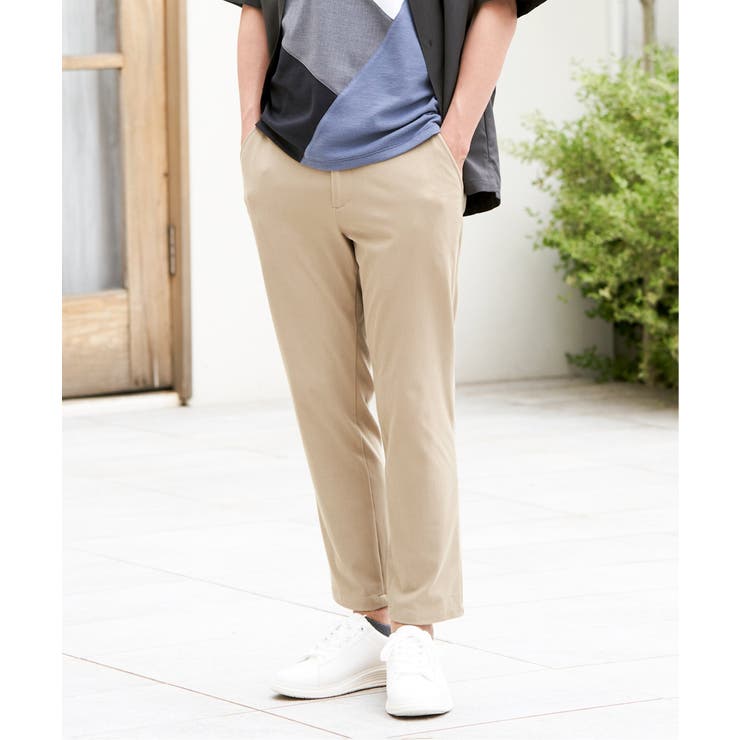 【接触冷感】GOKU楽パンツ EASY STRETCH 冷感アンクル | ikka  | 詳細画像2 