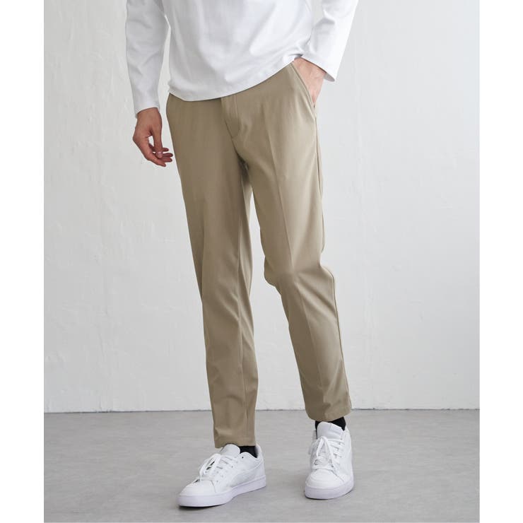 ベージュ | GOKU楽パンツ EASY STRETCH テーパード | ikka 