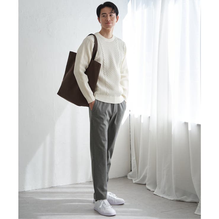 【芸能人着用】GOKU楽パンツ EASY STRETCH 起毛イージー | ikka  | 詳細画像9 