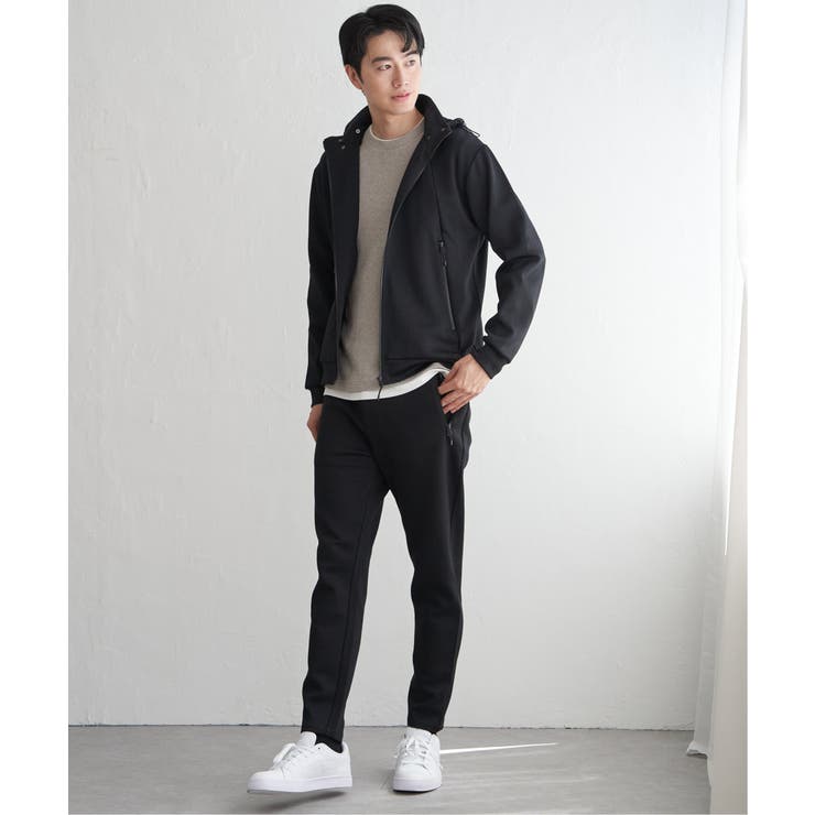 【セットアップ対応】ダブルフェイスカノコジップパンツ | ikka  | 詳細画像10 