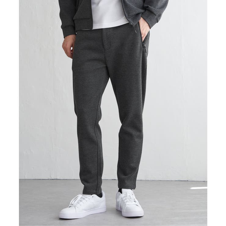 【セットアップ対応】ダブルフェイスカノコジップパンツ | ikka  | 詳細画像2 