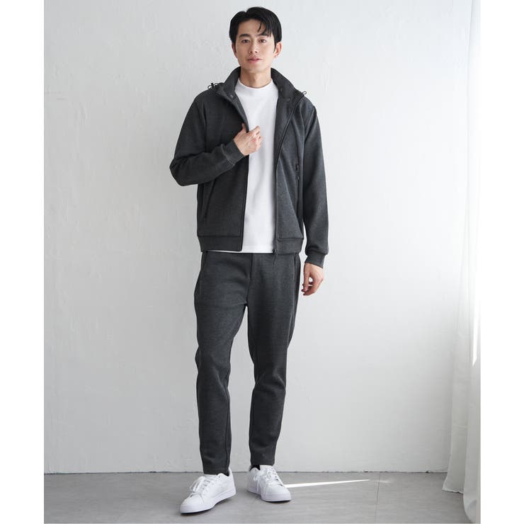 【セットアップ対応】ダブルフェイスカノコジップパンツ | ikka  | 詳細画像3 