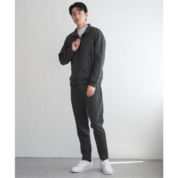 【セットアップ対応】ダブルフェイスカノコジップパンツ | ikka  | 詳細画像5 