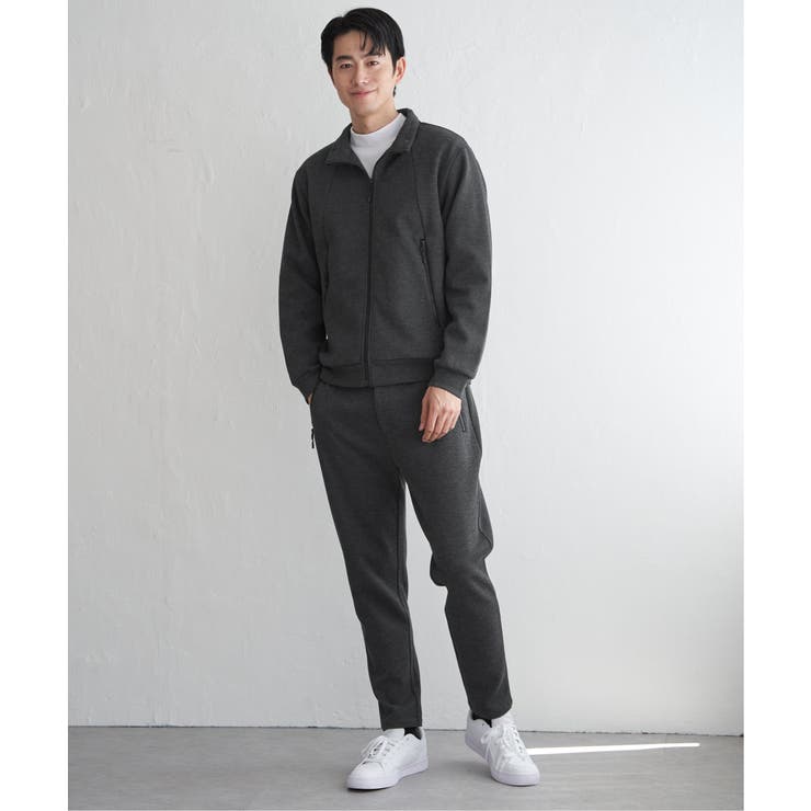 セットアップ対応】ダブルフェイスカノコジップパンツ[品番