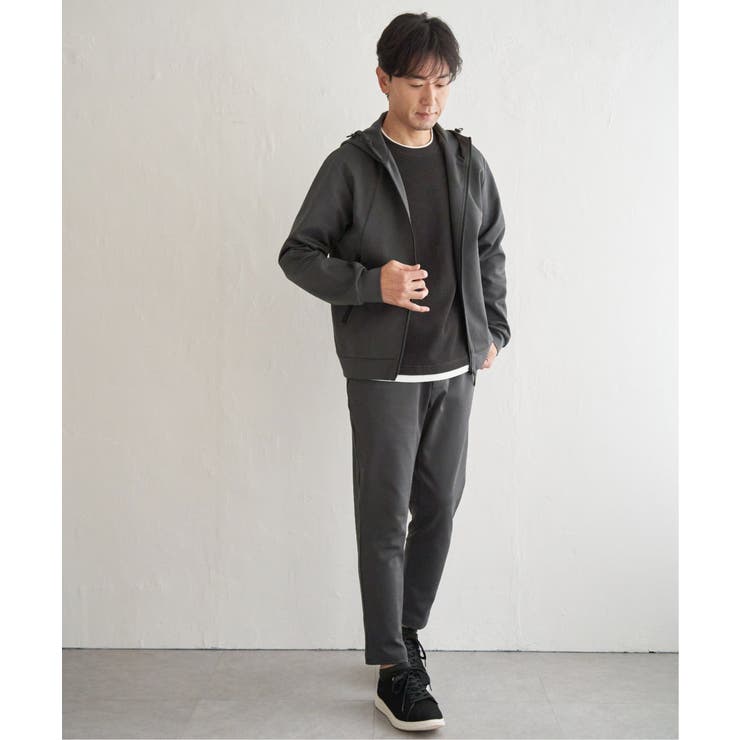 【吸水速乾】ドライポンチテーパードパンツ | ikka  | 詳細画像14 