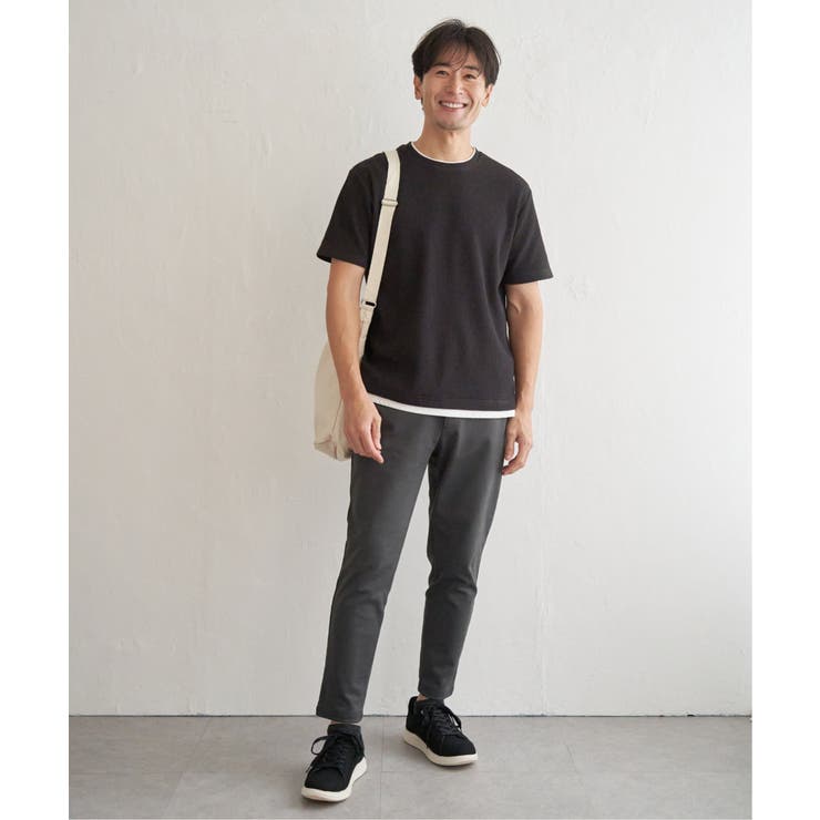 【吸水速乾】ドライポンチテーパードパンツ | ikka  | 詳細画像16 