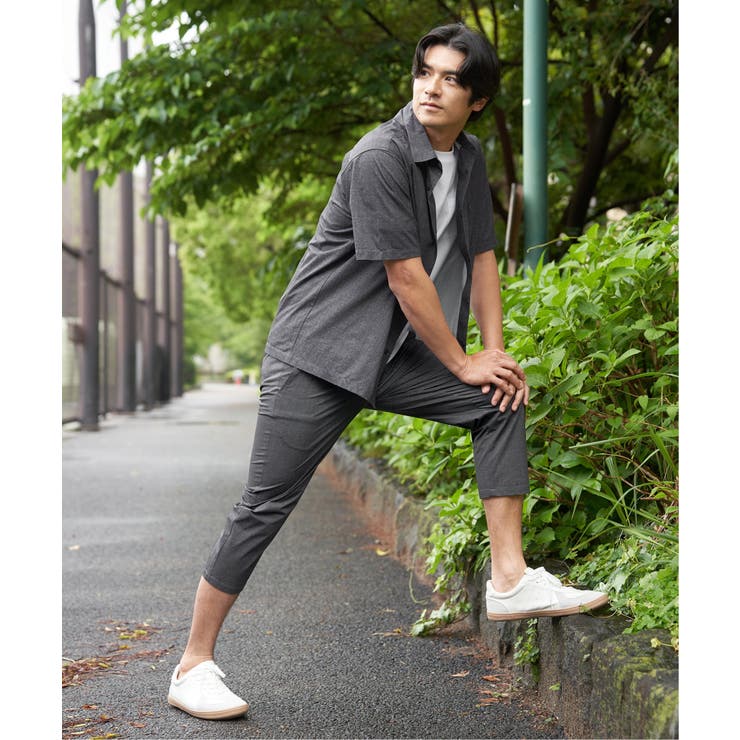 【接触冷感】GOKU楽 AIRクロップドパンツ【セットアップ対応】 | ikka  | 詳細画像19 