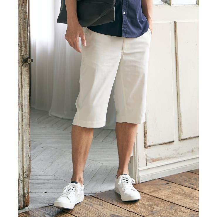 6.5分丈ドビーハーフパンツ | ikka  | 詳細画像7 