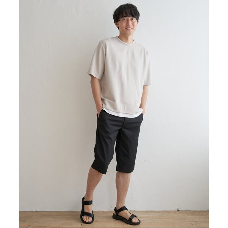 6.5分丈ドビーハーフパンツ | ikka  | 詳細画像17 