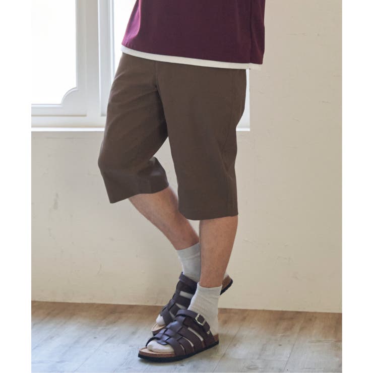 6.5分丈ドビーハーフパンツ | ikka  | 詳細画像18 