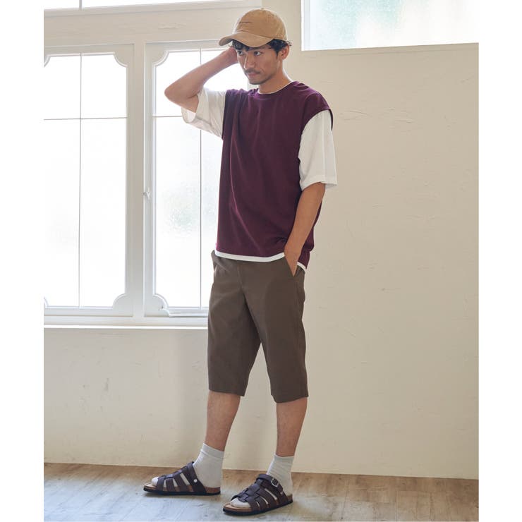 6.5分丈ドビーハーフパンツ | ikka  | 詳細画像22 