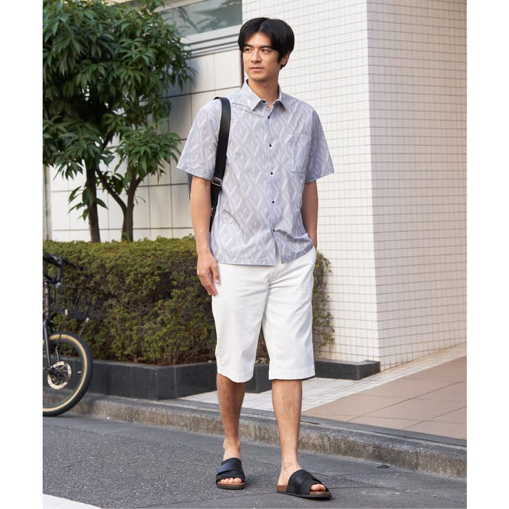 6.5分丈ドビーイージーハーフパンツ | ikka  | 詳細画像10 