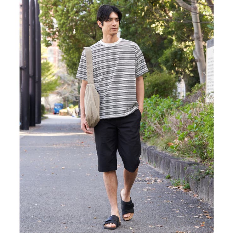 6.5分丈ドビーイージーハーフパンツ | ikka  | 詳細画像14 