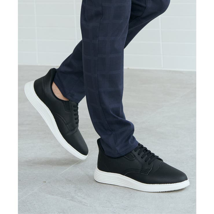 レザータッチコンフォートスニーカー | ikka  | 詳細画像1 