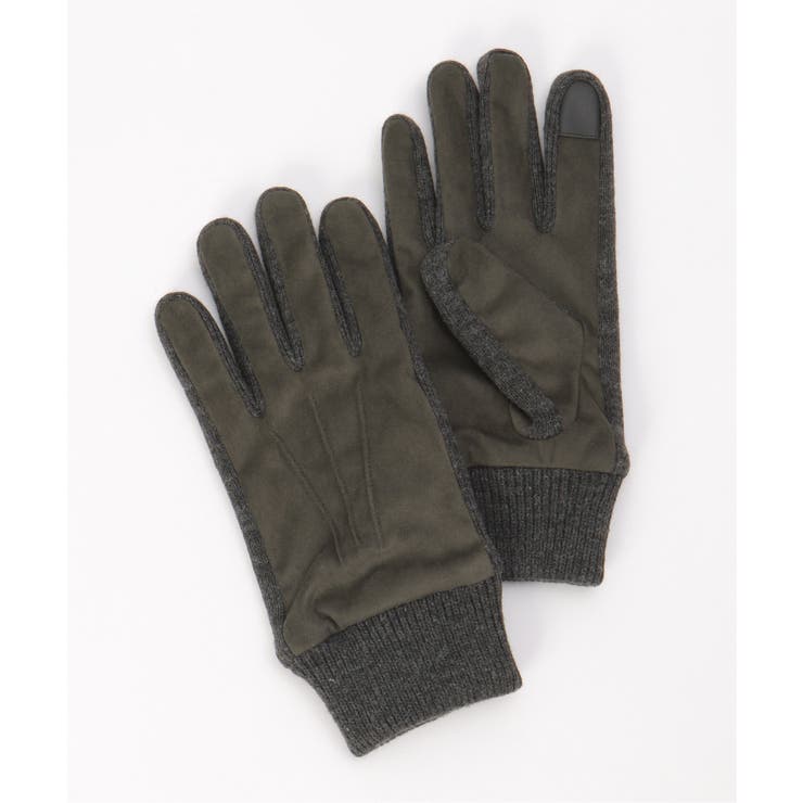 グレー | スエードタッチグローブ | ikka 