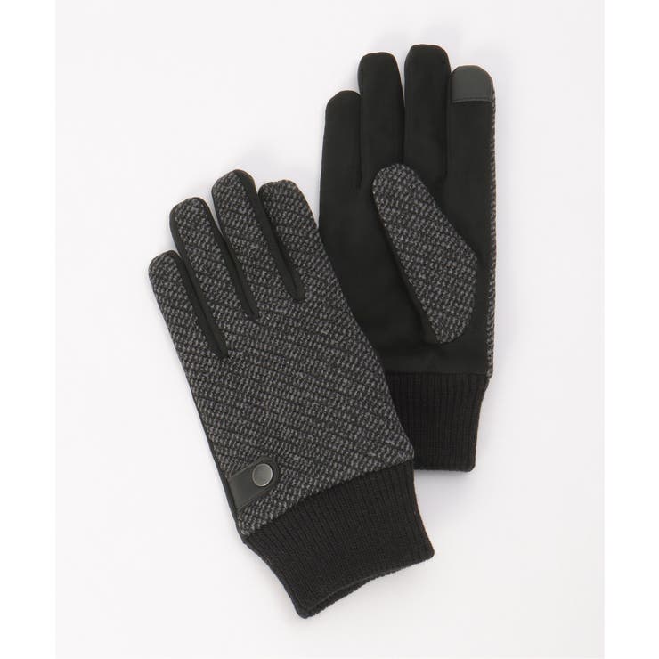 グレー | リブ編みグローブ | ikka 