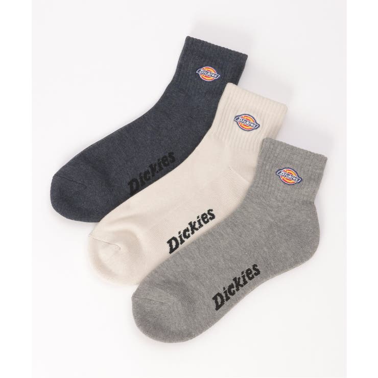ソノタ | Dickies ディッキーズ クォーター丈ソックス 3足セット | ikka 