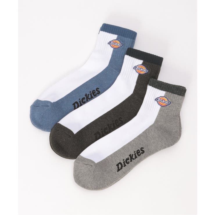 ソノタ2 | Dickies ディッキーズ クォーター丈ソックス 3足セット | ikka 