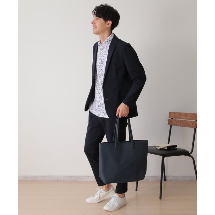 PU切り替えトートバッグ | ikka  | 詳細画像2 