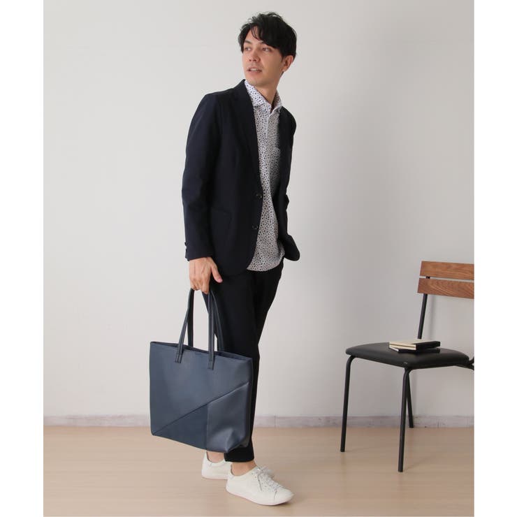 PU切り替えトートバッグ | ikka  | 詳細画像5 