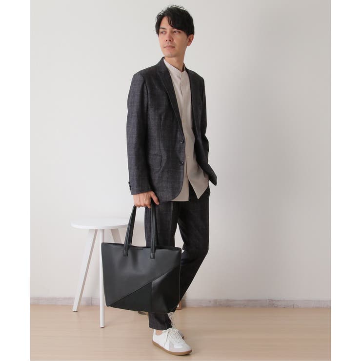 PU切り替えトートバッグ | ikka  | 詳細画像6 