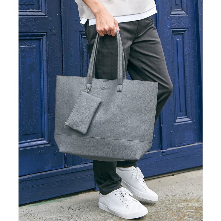 グレー | シュリンクトートバッグ | ikka 